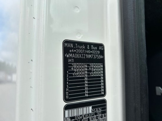 Cabeza tractora MAN TGX 18.500 XXL, Automatik, Intarder: foto 10
