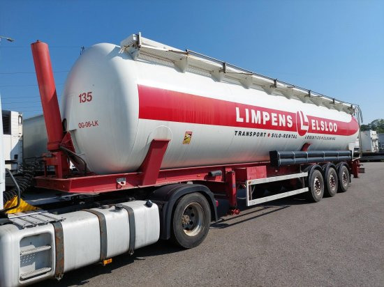 Feldbinder KIP 63.3 Siloauflieger, SAF-Achsen, Alu-Felgen, - Semirremolque silo: foto 1 Feldbinder KIP 63.3 Siloauflieger, SAF-Achsen, Alu-Felgen, - Semirremolque silo: foto 1