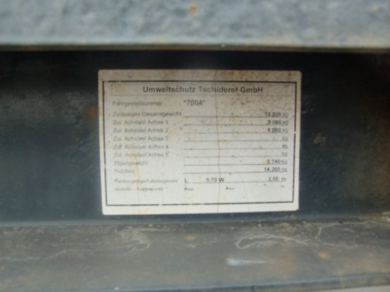 Remolque multilift/ Portacontenedores de cadenas Gföllner Abrollanhänger AP 140C 2-achsig: foto 12