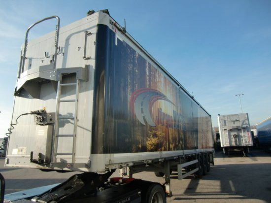 Knapen K600 Schubboden, Seitentüren Liftachse, Alu-Felgen, - Semirremolque piso movil: foto 3 Knapen K600 Schubboden, Seitentüren Liftachse, Alu-Felgen, - Semirremolque piso movil: foto 3