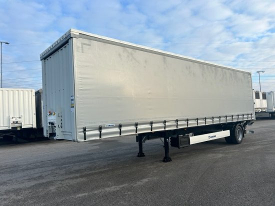 Krone City Liner Profi, 1-Achs- Zwangsgelenkt, Dhollandia LBW 2000kg, - Semirremolque lona: foto 1 Krone City Liner Profi, 1-Achs- Zwangsgelenkt, Dhollandia LBW 2000kg, - Semirremolque lona: foto 1