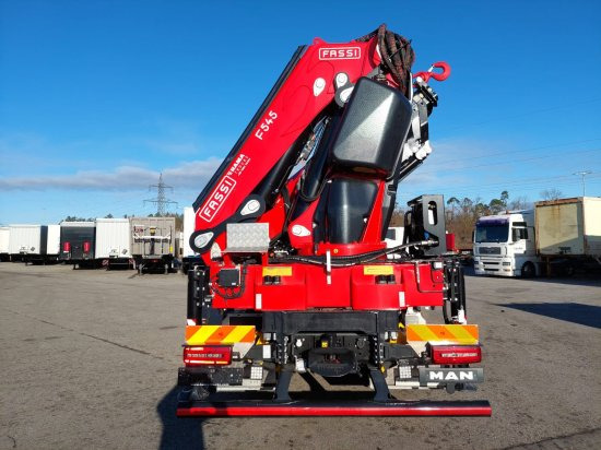 MAN TGX 26.510 LL Pritsche, Fassi F545RA.2.28XE, Containerverschlüsse, - Camión caja abierta, Camión grúa: foto 3 MAN TGX 26.510 LL Pritsche, Fassi F545RA.2.28XE, Containerverschlüsse, - Camión caja abierta, Camión grúa: foto 3