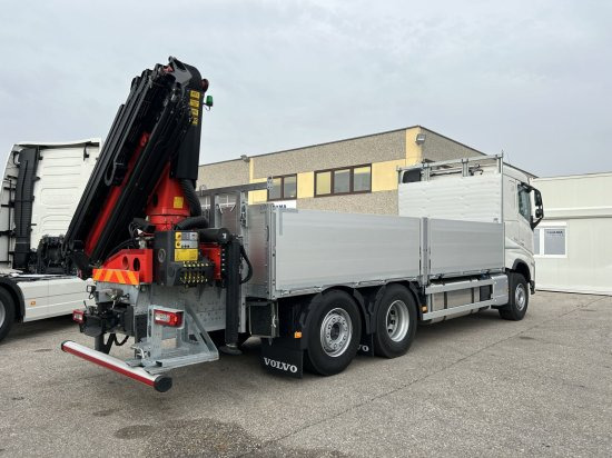 Volvo FH 500 6X2 Euro6, Retarder, Pritsche, Palfinger PK22002-EH - Camión caja abierta, Camión grúa: foto 4 Volvo FH 500 6X2 Euro6, Retarder, Pritsche, Palfinger PK22002-EH - Camión caja abierta, Camión grúa: foto 4