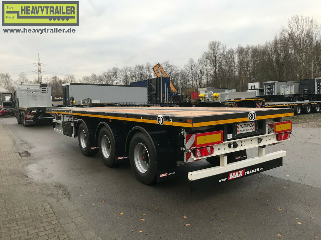 Faymonville MAX Trailer 3-Achs-Doppeltele-Plateau zwangsgel. - Semirremolque plataforma/ Caja abierta: foto 3 Faymonville MAX Trailer 3-Achs-Doppeltele-Plateau zwangsgel. - Semirremolque plataforma/ Caja abierta: foto 3