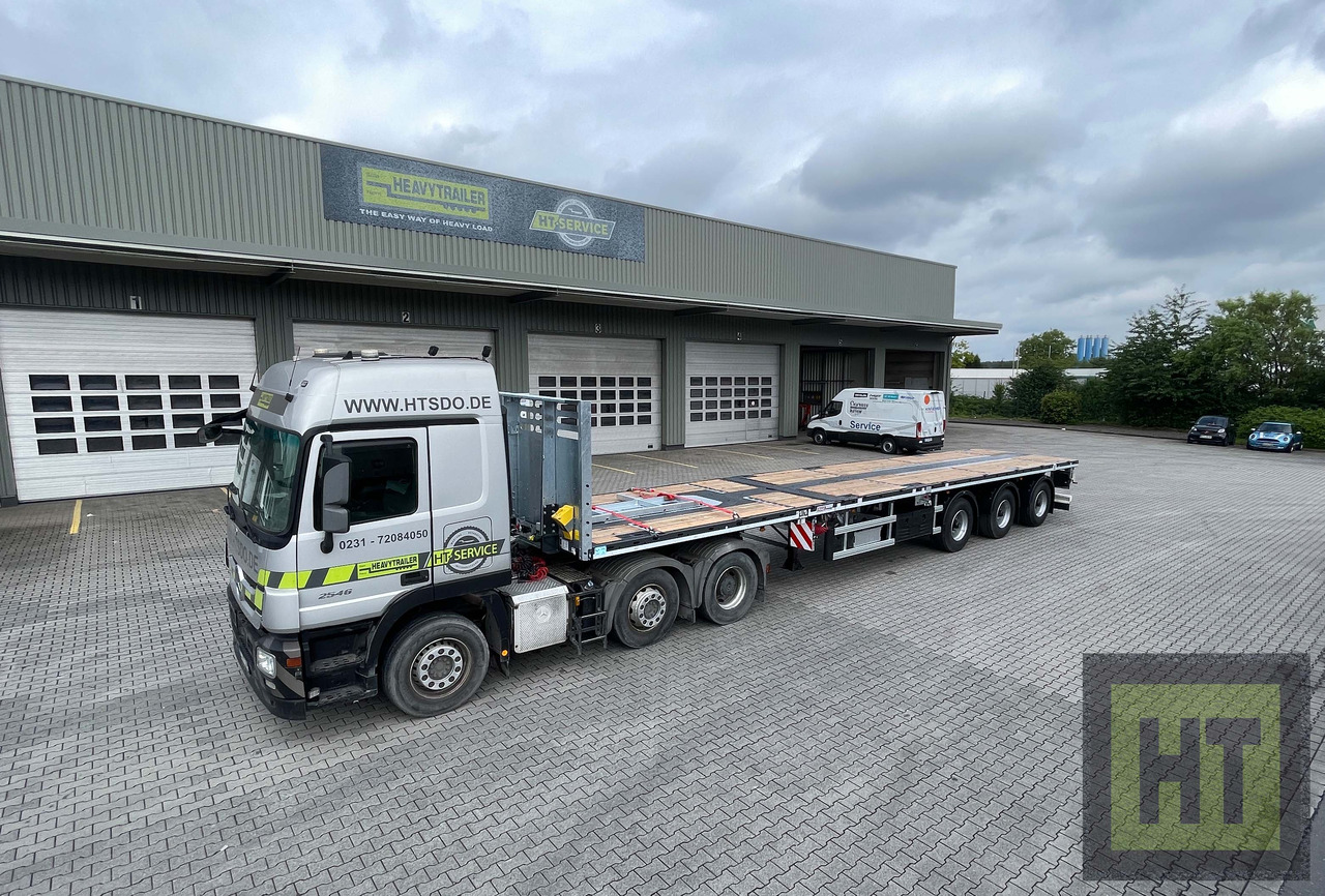 Faymonville MAX Trailer 3-Achs-Doppeltele-Plateau zwangsgelenkt - Semirremolque plataforma/ Caja abierta: foto 5 Faymonville MAX Trailer 3-Achs-Doppeltele-Plateau zwangsgelenkt - Semirremolque plataforma/ Caja abierta: foto 5