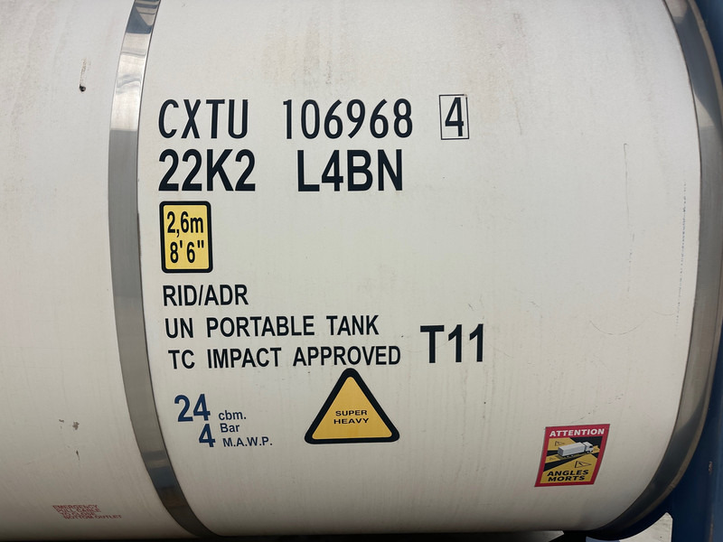 CIMIC Tankcontainer 24000 L - Semirremolque cisterna: foto 4 CIMIC Tankcontainer 24000 L - Semirremolque cisterna: foto 4