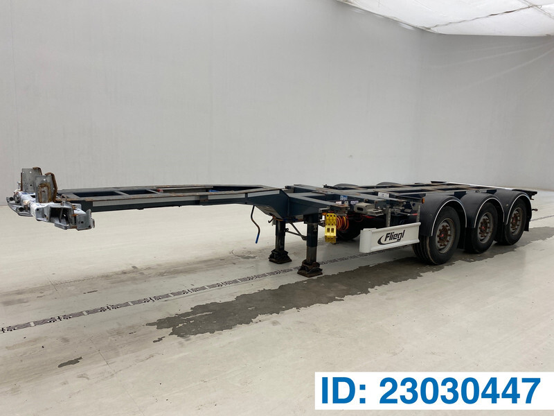 Fliegl Polyvalent skelet 2 x 20-30-40-45 ft - Semirremolque portacontenedore/ Intercambiable: foto 1 Fliegl Polyvalent skelet 2 x 20-30-40-45 ft - Semirremolque portacontenedore/ Intercambiable: foto 1