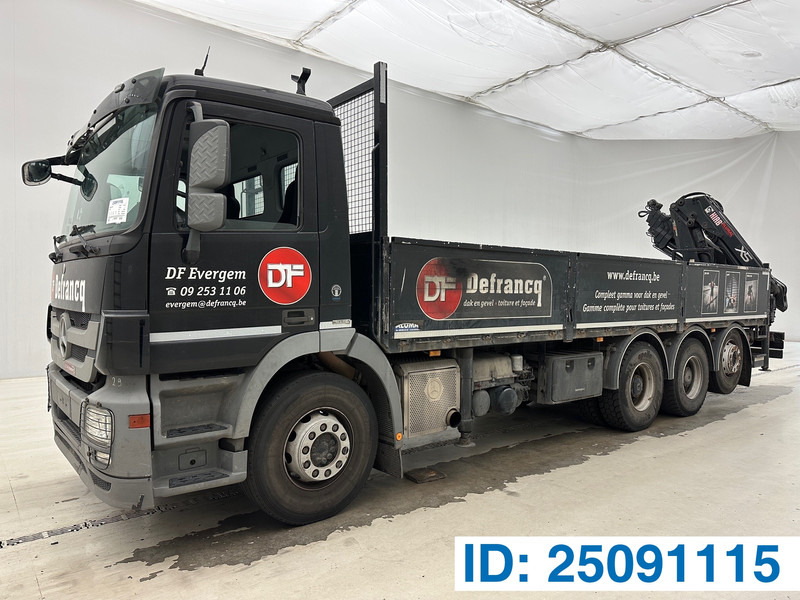 Mercedes-Benz Actros 3236 - 8x4 - Camión caja abierta, Camión grúa: foto 1 Mercedes-Benz Actros 3236 - 8x4 - Camión caja abierta, Camión grúa: foto 1