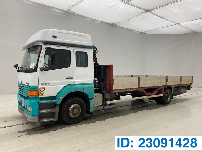 Mercedes-Benz Atego 1828 - Camión caja abierta, Camión grúa: foto 1 Mercedes-Benz Atego 1828 - Camión caja abierta, Camión grúa: foto 1