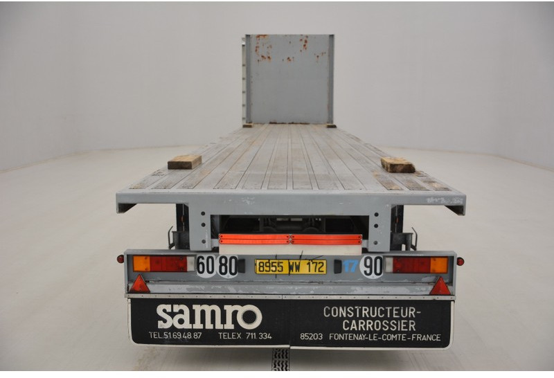 Semirremolque plataforma/ Caja abierta Samro Plateau: foto 6