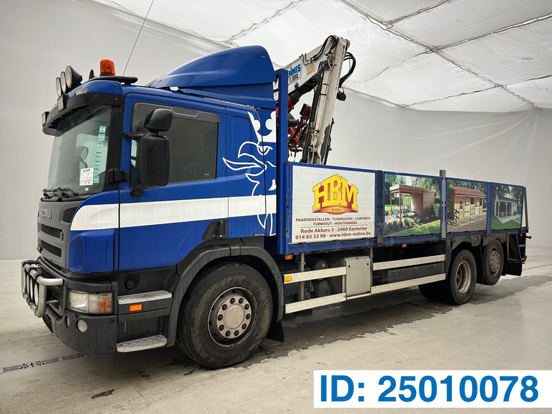 Scania P310 - 6x2 - Camión caja abierta, Camión grúa: foto 1 Scania P310 - 6x2 - Camión caja abierta, Camión grúa: foto 1