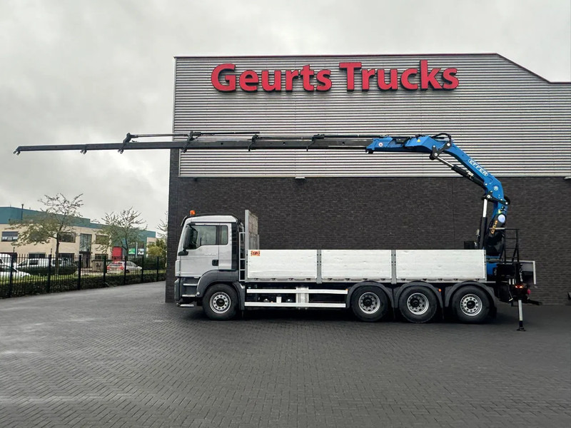 MAN TGS 35.460 8X4-4 BL OPEN LAADBAK MET EFFER 215/4S KRAAN / KRAN / CRANE / GRUA - Camión grúa: foto 1 MAN TGS 35.460 8X4-4 BL OPEN LAADBAK MET EFFER 215/4S KRAAN / KRAN / CRANE / GRUA - Camión grúa: foto 1