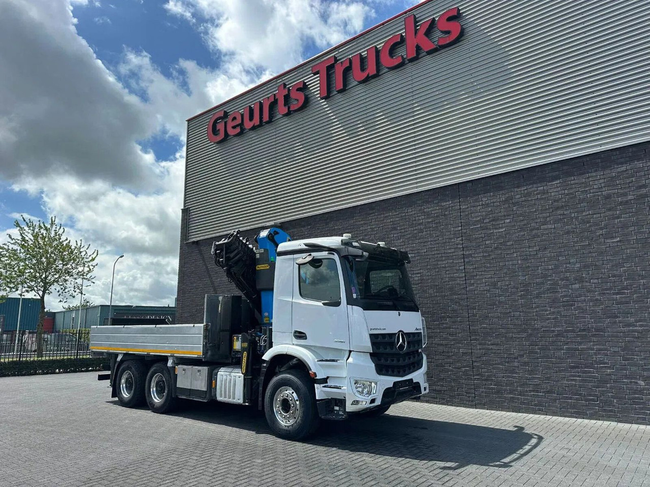 Camión grúa Mercedes-Benz Arocs 3351 963-2-E 6X4 KIPPER / TIPPER + PALFING: foto 17