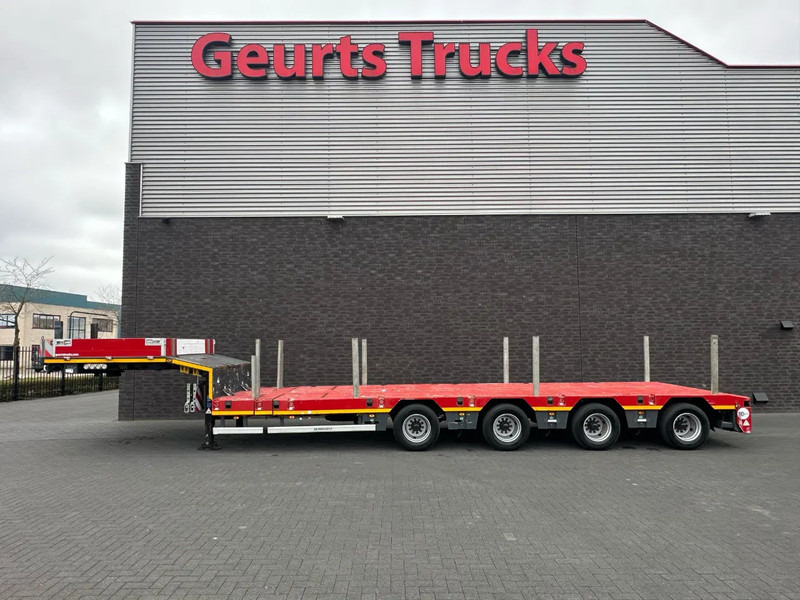SCHEUERLE EUROAXLE 1T4 4 ASSER UITSCHUIFBARE SEMIE MET 12 TONS HYDRAULICHE EURO ASSEN HYDRAULICH GESTUURD SEMI-DIEPLADER / TIEFLADER / LO - Semirremolque góndola rebajadas: foto 1 SCHEUERLE EUROAXLE 1T4 4 ASSER UITSCHUIFBARE SEMIE MET 12 TONS HYDRAULICHE EURO ASSEN HYDRAULICH GESTUURD SEMI-DIEPLADER / TIEFLADER / LO - Semirremolque góndola rebajadas: foto 1