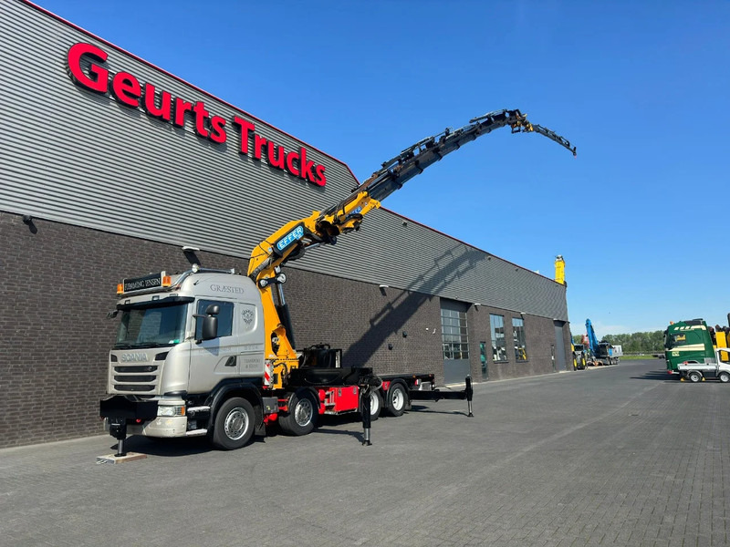 Scania G450 8X4 + EFFER 1255/8S + JIB 6S HD KRAAN/KRAN/CRANE/GRUA - Camión grúa: foto 2 Scania G450 8X4 + EFFER 1255/8S + JIB 6S HD KRAAN/KRAN/CRANE/GRUA - Camión grúa: foto 2