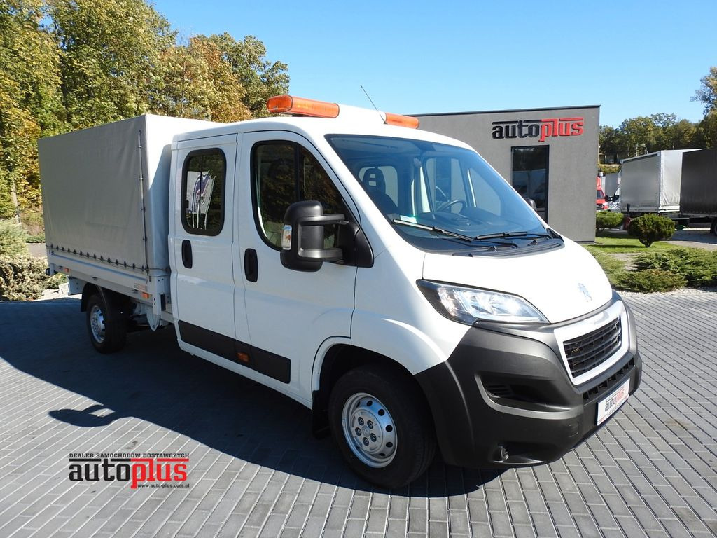 Peugeot BOXER PRITSCHE DOPPELKABINE DOKA 7 SITZE - Furgoneta caja abierta, Furgoneta combi: foto 1 Peugeot BOXER PRITSCHE DOPPELKABINE DOKA 7 SITZE - Furgoneta caja abierta, Furgoneta combi: foto 1