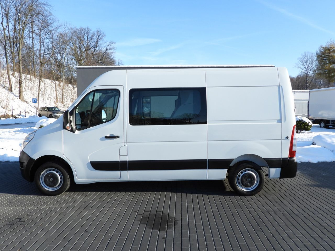 Furgoneta pequeña RENAULT MASTER BOX DELIVERY VAN 7 SEATS CRUISE CONTROL AIR CONDITIONING  110HP: foto 9