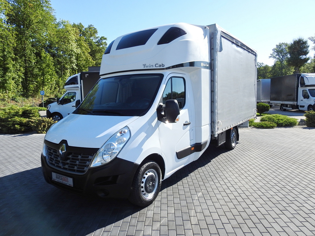 Furgoneta con lona RENAULT MASTER TARPAULIN 8 PALLETS WEBASTO CRUISE CONTROL AIR CONDITIONING PNEUMATICS  170HP: foto 18