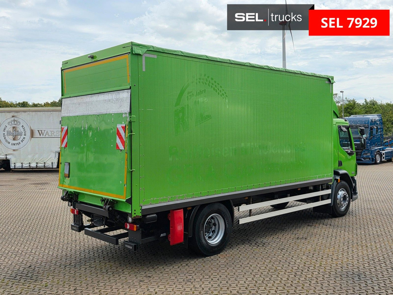 DAF FA LF 55.300 / Ladebordwand + Kofferseite - Camión lona: foto 5 DAF FA LF 55.300 / Ladebordwand + Kofferseite - Camión lona: foto 5