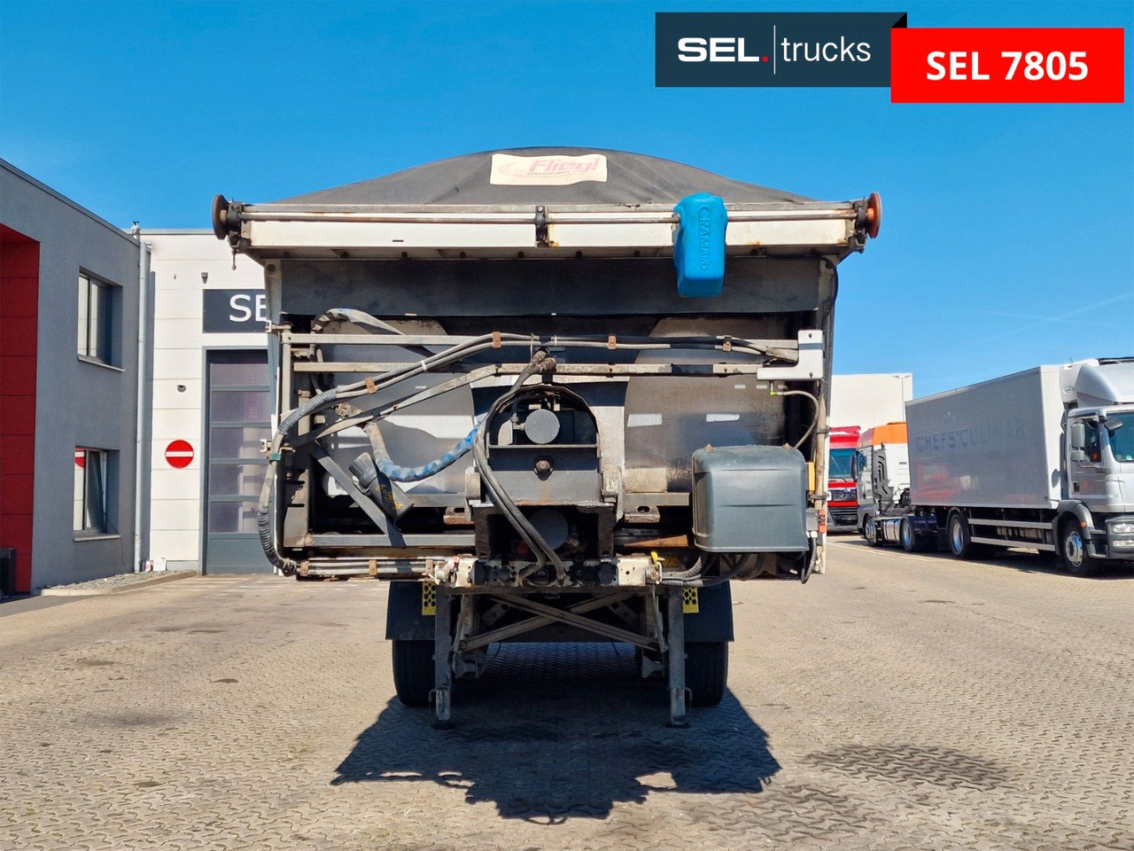 Fliegl ASS 372 Thermo / Thermomulde mit Abschiebetechn. - Semirremolque volquete: foto 2 Fliegl ASS 372 Thermo / Thermomulde mit Abschiebetechn. - Semirremolque volquete: foto 2