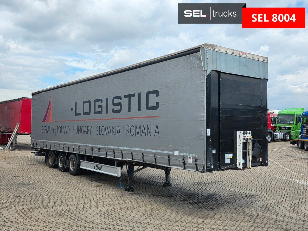 Fliegl SDS01 / Hubdach / EDSCHA / Mega / Liftachse - Semirremolque lona: foto 3 Fliegl SDS01 / Hubdach / EDSCHA / Mega / Liftachse - Semirremolque lona: foto 3