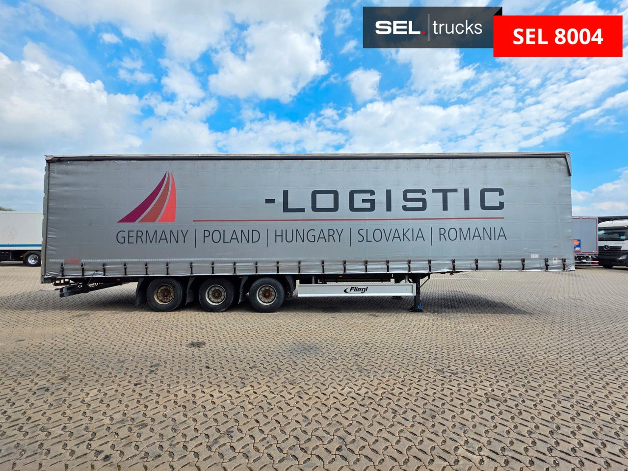 Fliegl SDS01 / Hubdach / EDSCHA / Mega / Liftachse - Semirremolque lona: foto 4 Fliegl SDS01 / Hubdach / EDSCHA / Mega / Liftachse - Semirremolque lona: foto 4