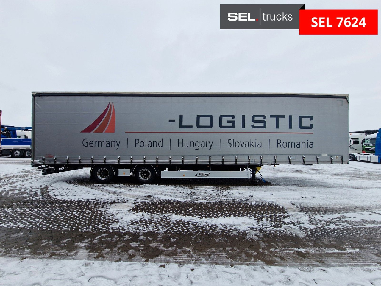Fliegl SZS320 / Hubdach / EDSCHA / Mega - Semirremolque lona: foto 4 Fliegl SZS320 / Hubdach / EDSCHA / Mega - Semirremolque lona: foto 4