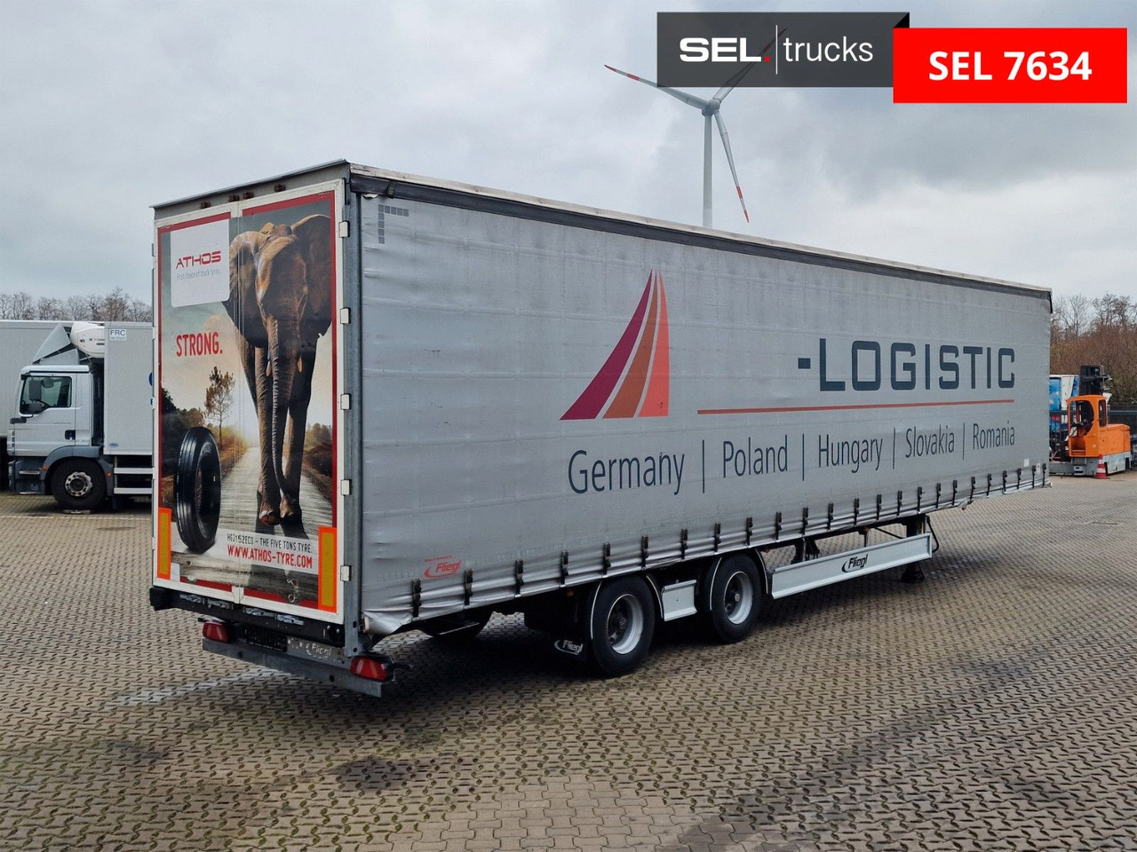 Fliegl SZS320 / Hubdach / EDSCHA / Mega - Semirremolque lona: foto 5 Fliegl SZS320 / Hubdach / EDSCHA / Mega - Semirremolque lona: foto 5