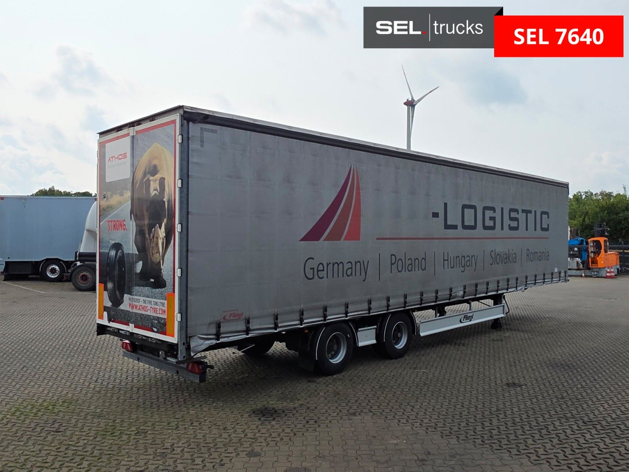 Fliegl SZS320 / Hubdach / EDSCHA / Mega - Semirremolque lona: foto 5 Fliegl SZS320 / Hubdach / EDSCHA / Mega - Semirremolque lona: foto 5