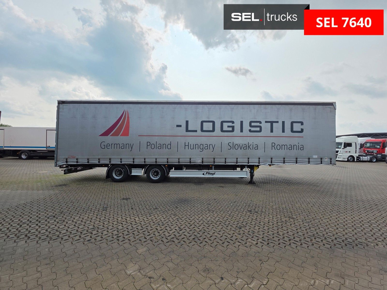 Fliegl SZS320 / Hubdach / EDSCHA / Mega - Semirremolque lona: foto 4 Fliegl SZS320 / Hubdach / EDSCHA / Mega - Semirremolque lona: foto 4