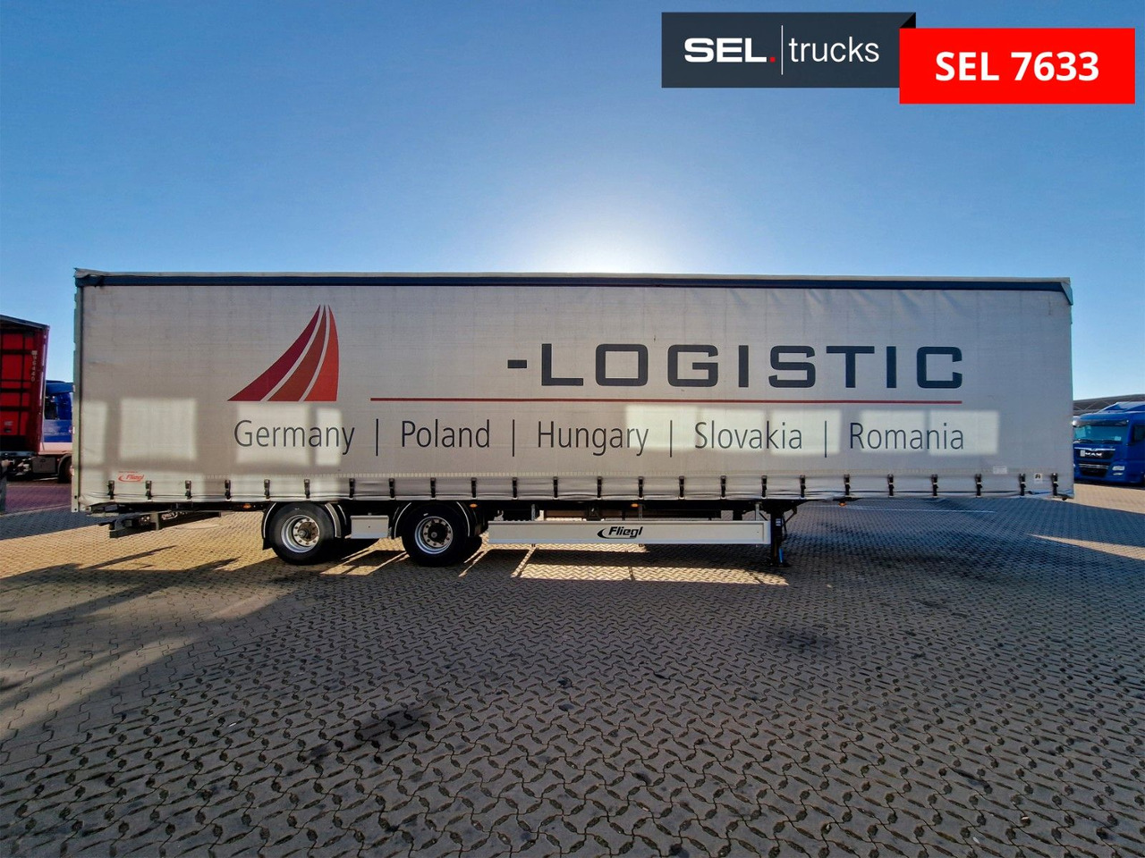 Fliegl SZS320 / Hubdach / EDSCHA / Mega - Semirremolque lona: foto 4 Fliegl SZS320 / Hubdach / EDSCHA / Mega - Semirremolque lona: foto 4