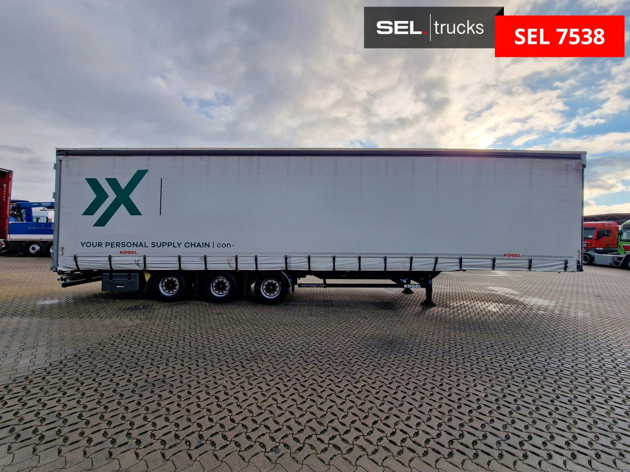 Kögel S24-1 / Hubdach / EDSCHA - Semirremolque lona: foto 4 Kögel S24-1 / Hubdach / EDSCHA - Semirremolque lona: foto 4