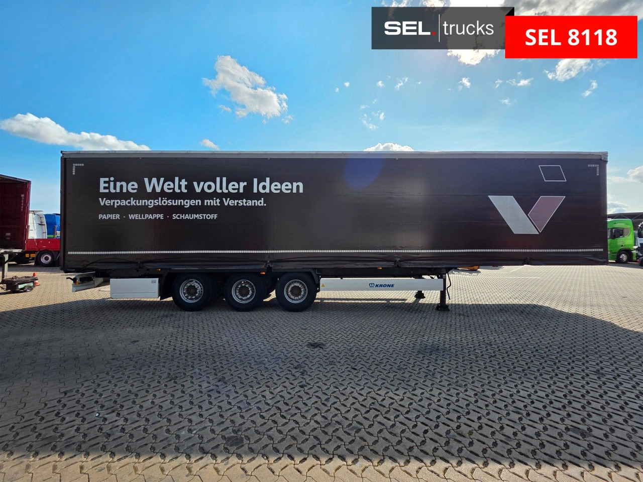 Krone SD / Liftachse / EDSCHA - Semirremolque lona: foto 4 Krone SD / Liftachse / EDSCHA - Semirremolque lona: foto 4