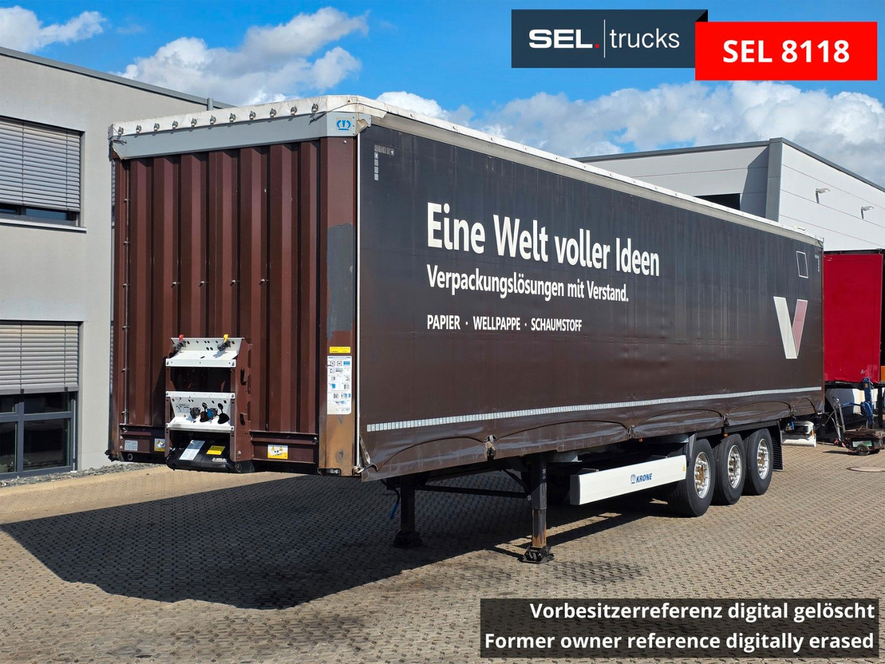 Krone SD / Liftachse / EDSCHA - Semirremolque lona: foto 1 Krone SD / Liftachse / EDSCHA - Semirremolque lona: foto 1