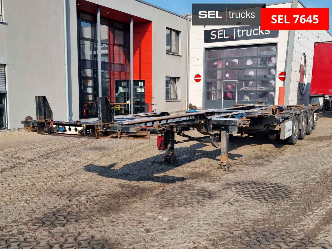 Krone SD / Teleskop / Liftachse - Semirremolque portacontenedore/ Intercambiable: foto 1 Krone SD / Teleskop / Liftachse - Semirremolque portacontenedore/ Intercambiable: foto 1