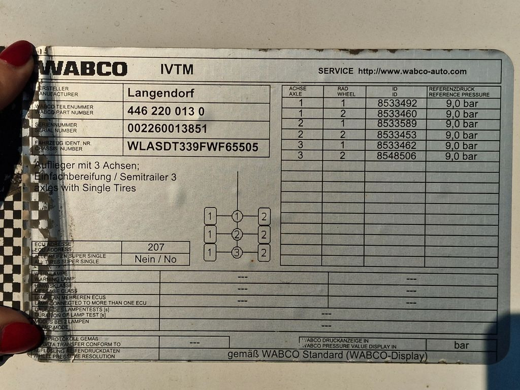 Semirremolque caja cerrada Langendorf SDT / Doppelstock: foto 29