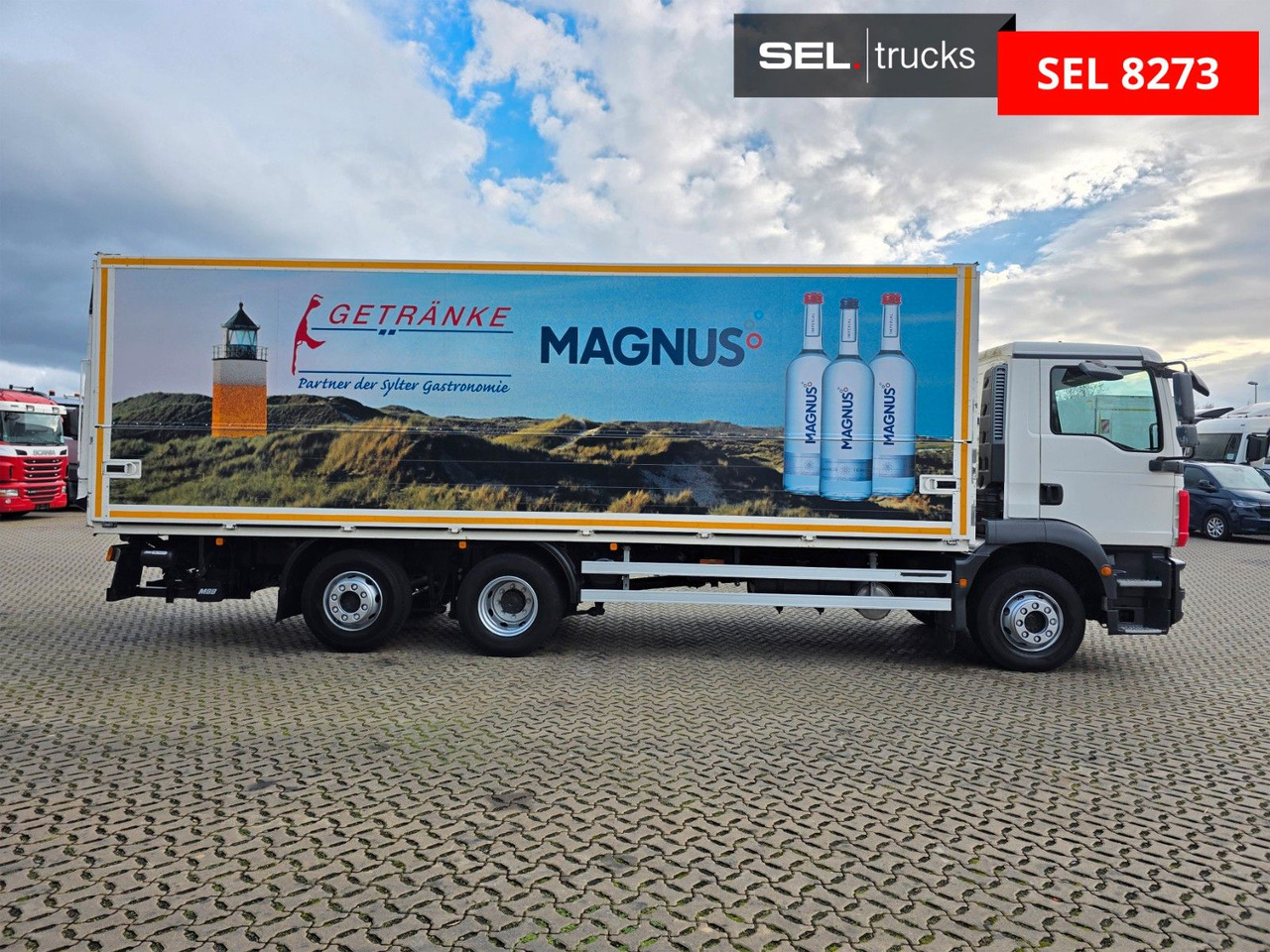 MAN TGM 22.290 6x2-4 LL / Ldbw / Rückfahrk. / Lenkac - Camión transporte de bebidas: foto 4 MAN TGM 22.290 6x2-4 LL / Ldbw / Rückfahrk. / Lenkac - Camión transporte de bebidas: foto 4