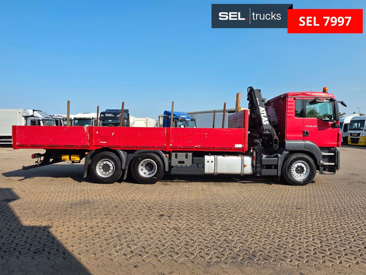 MAN TGS 26.440 6X2-2 BL / Mit Fernbedienung / ATLAS - Camión grúa: foto 4 MAN TGS 26.440 6X2-2 BL / Mit Fernbedienung / ATLAS - Camión grúa: foto 4