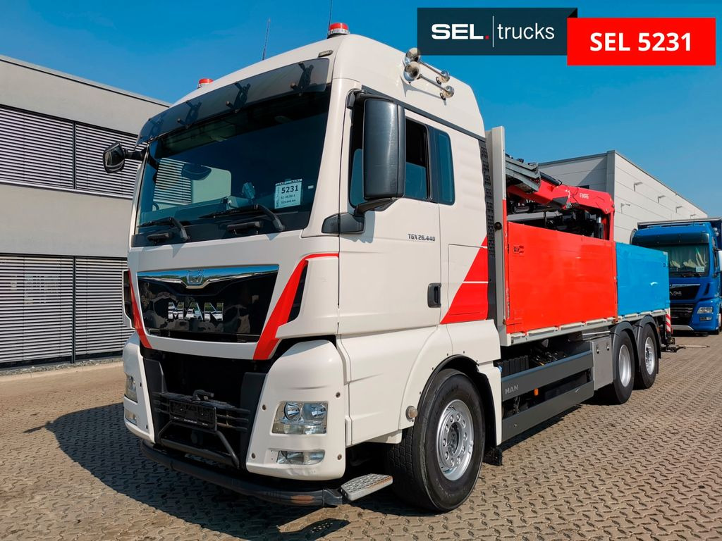 MAN TGX 26.440 6X2-4 BL /Fassi /Lenkachse /Intarder MAN TGX 26.440 6X2-4 BL /Fassi /Lenkachse /Intarder - Camión grúa: foto 1 MAN TGX 26.440 6X2-4 BL /Fassi /Lenkachse /Intarder MAN TGX 26.440 6X2-4 BL /Fassi /Lenkachse /Intarder - Camión grúa: foto 1