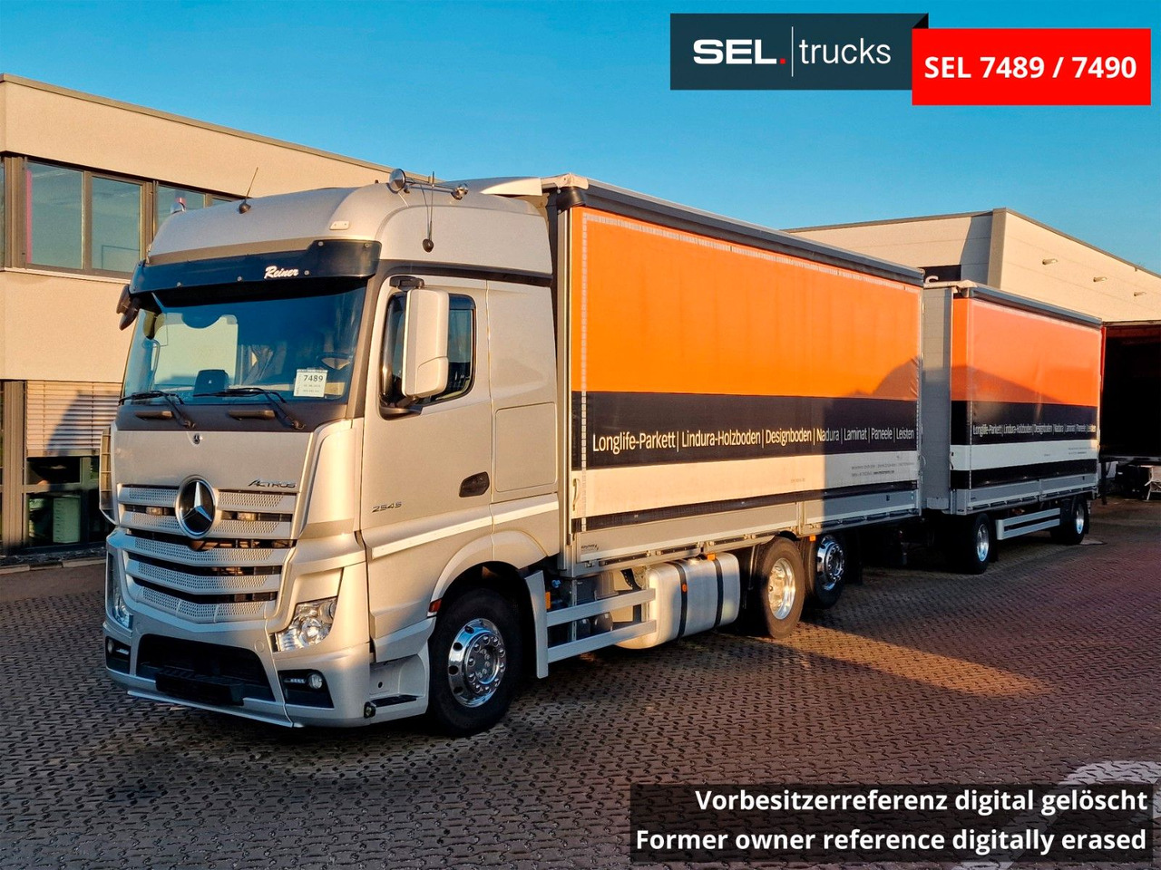 Mercedes-Benz Actros 2545 / Retarder / Alukappen / Standklima - Camión lona: foto 1 Mercedes-Benz Actros 2545 / Retarder / Alukappen / Standklima - Camión lona: foto 1