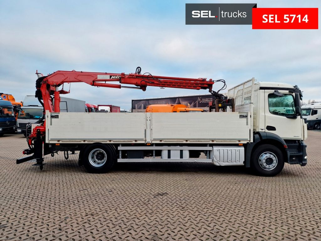 Mercedes-Benz Antos 1832 / MKG Kran Mercedes-Benz Antos 1832 / MKG Kran - Camión caja abierta, Camión grúa: foto 5 Mercedes-Benz Antos 1832 / MKG Kran Mercedes-Benz Antos 1832 / MKG Kran - Camión caja abierta, Camión grúa: foto 5