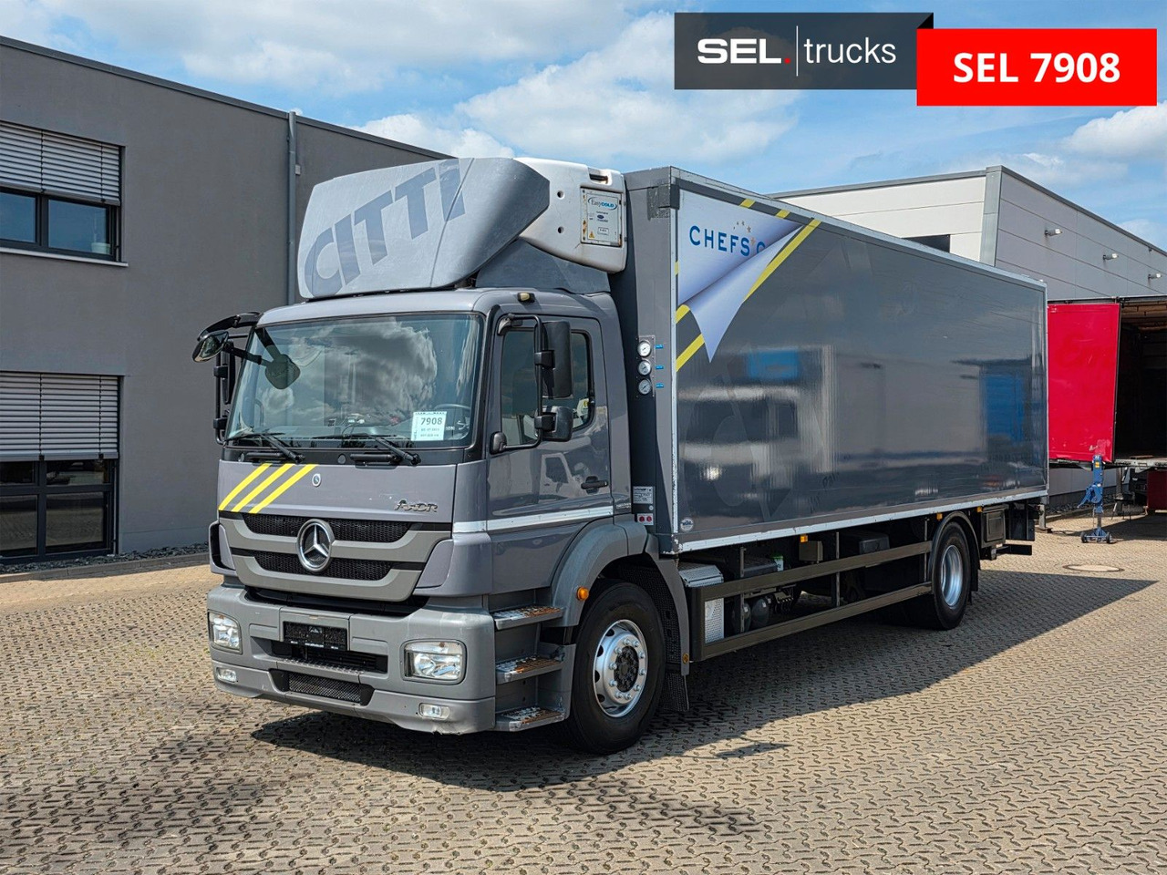 Mercedes-Benz Axor 1824L / Ladebordwand / Carrier Supra 950Mt - Camión frigorífico: foto 1 Mercedes-Benz Axor 1824L / Ladebordwand / Carrier Supra 950Mt - Camión frigorífico: foto 1
