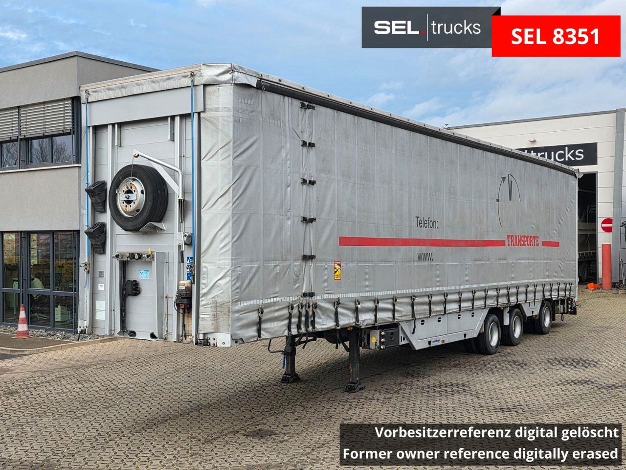 Meusburger MPS-3 / Radmulde / Lenk-Liftachse /Verbreiterbar - Semirremolque lona: foto 1 Meusburger MPS-3 / Radmulde / Lenk-Liftachse /Verbreiterbar - Semirremolque lona: foto 1