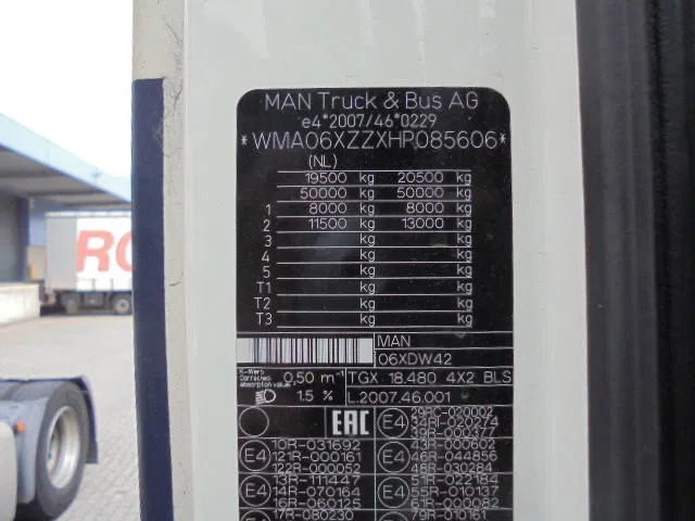 Cabeza tractora MAN TGX 18-480 XXL: foto 17 Cabeza tractora MAN TGX 18-480 XXL: foto 17