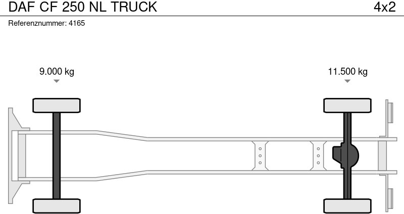 Camión chasis DAF CF 250 NL TRUCK: foto 19