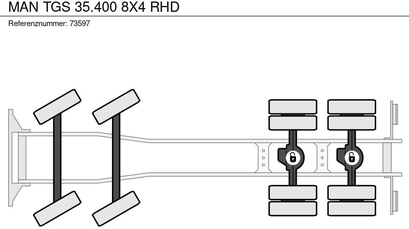 Camión volquete MAN TGS 35.400 8X4 RHD: foto 13 Camión volquete MAN TGS 35.400 8X4 RHD: foto 13