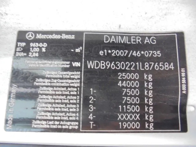 Camión de basura Mercedes-Benz Antos 2533 NL KENTEKEN: foto 18