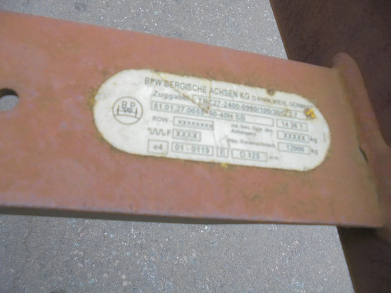 Remolque plataforma/ Caja abierta WAF JF 9820: foto 9