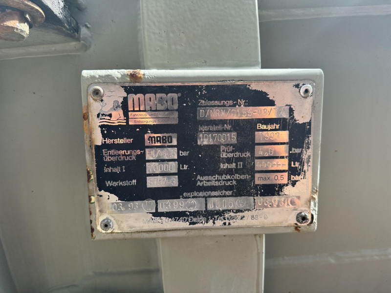 Remolque cisterna Muller MABO SAEB 10 Vacuum tank: foto 10