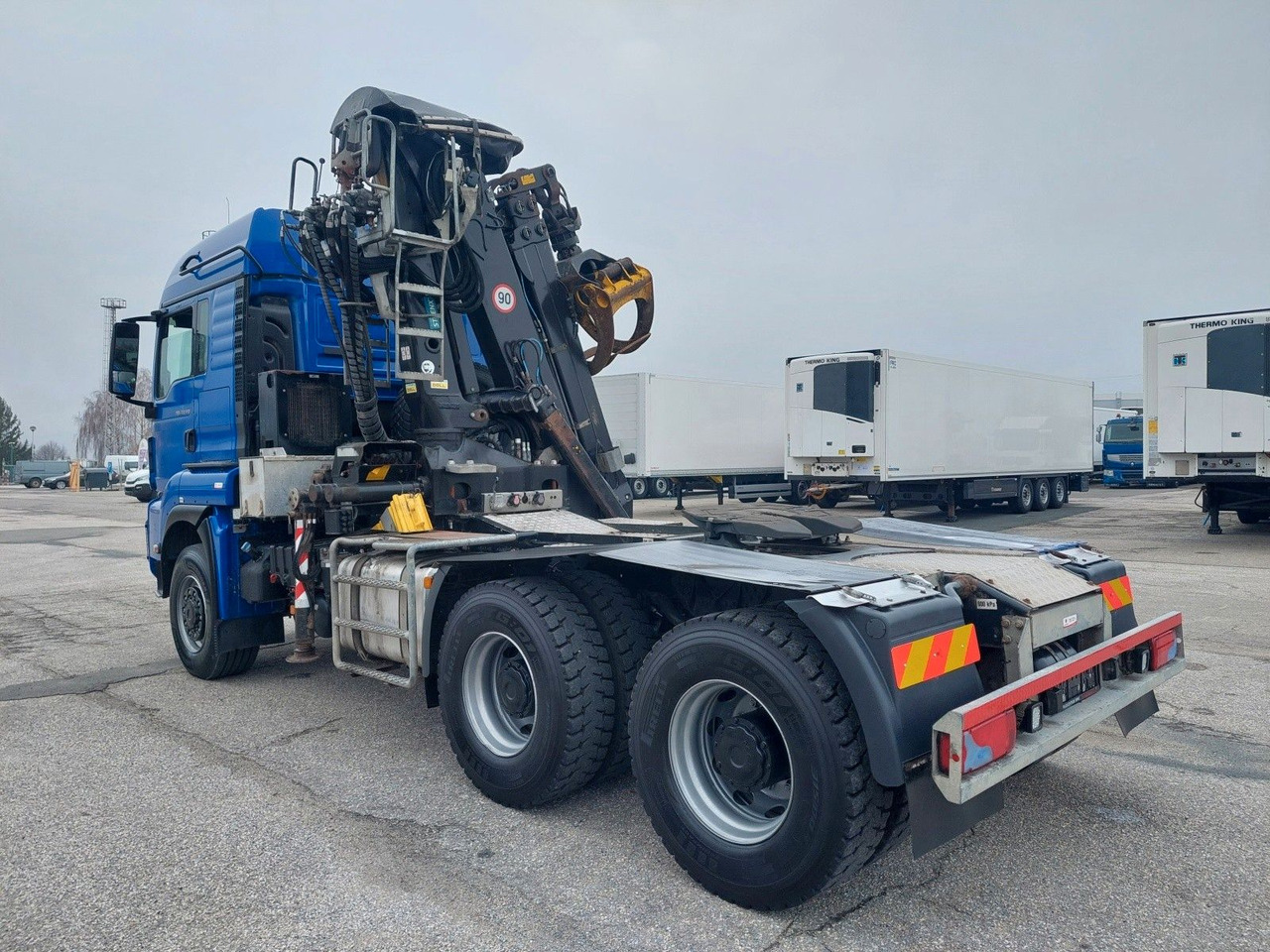 MAN TG3 33.510 6X6 BL KRAN LANGHOLZ Kesla 2117ZT94 - Cabeza tractora: foto 3 MAN TG3 33.510 6X6 BL KRAN LANGHOLZ Kesla 2117ZT94 - Cabeza tractora: foto 3